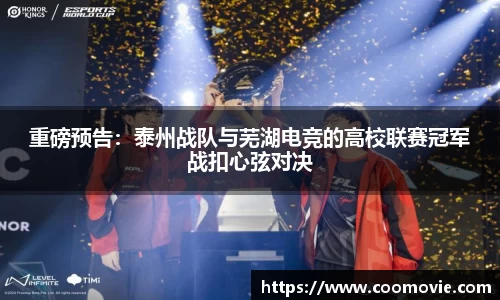 重磅预告：泰州战队与芜湖电竞的高校联赛冠军战扣心弦对决